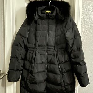 Fox fur goose down padding